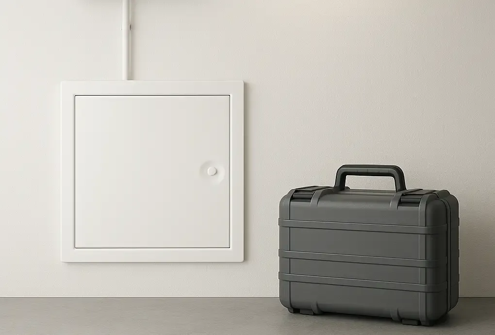 Revisionstüren & Fliesenrahmen – praktische Lösungen für Wand und Decke